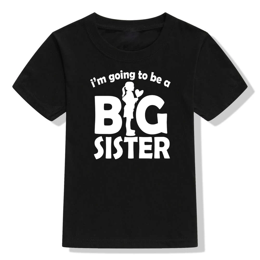 Я собираюсь быть старшей сестрой дети девочки короткий рукав объявление