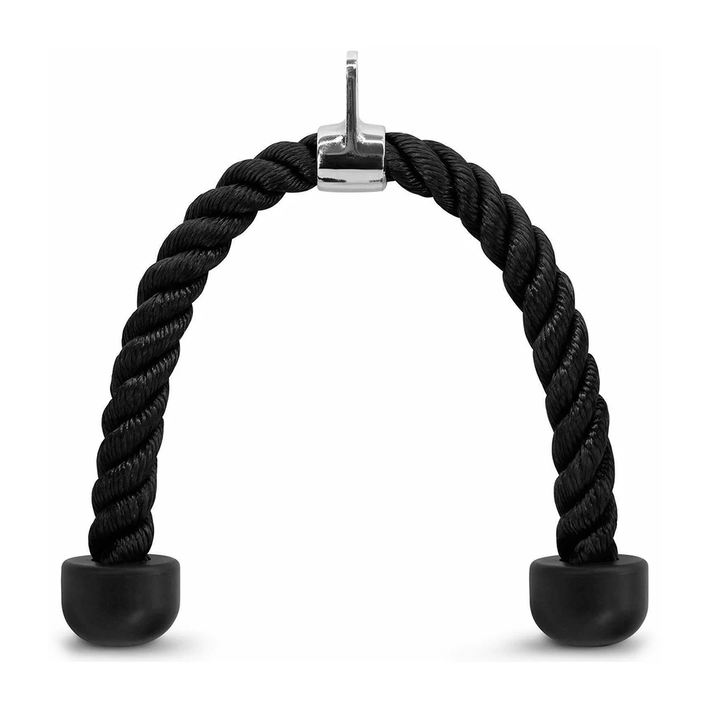 

Triceps Rope Tricep Rope Abdominal Crunches Cable Pull Down Laterals Biceps Muscle Training Fitness Body Building Gym Pull Rope
