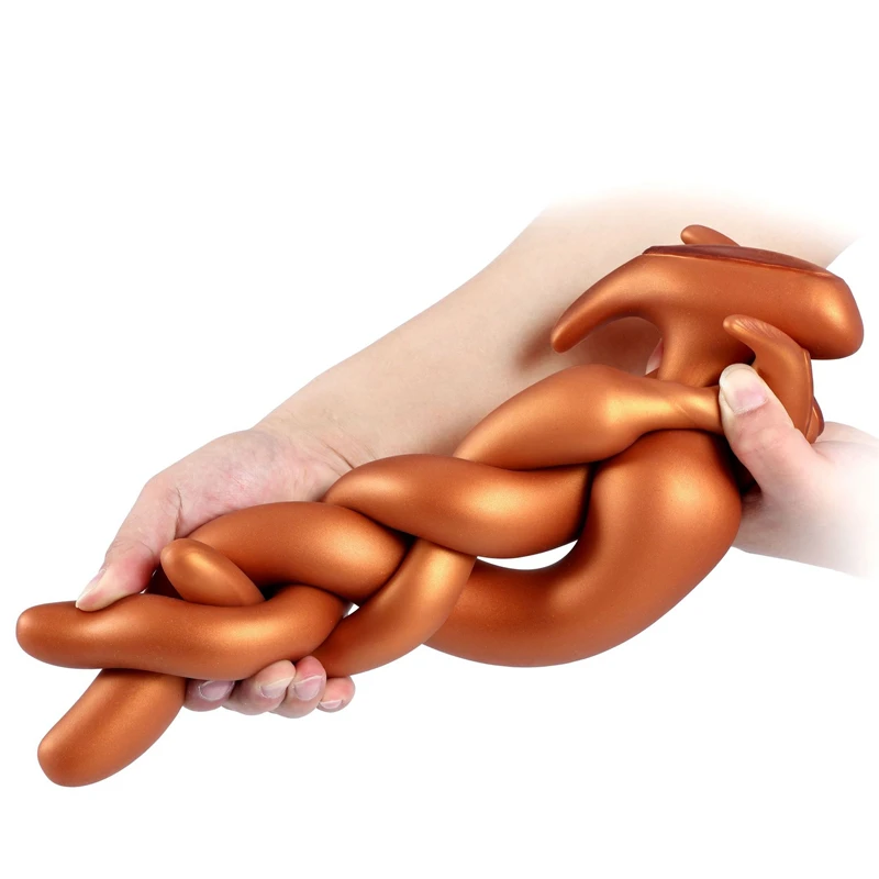 Новый супер длинные брюки для девочек Мягкая силиконовая Анальная пробка