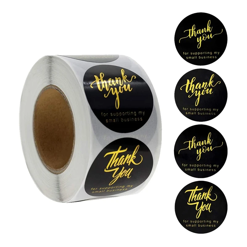 

Thank You for Supporting My Small Business Sticker-Kraft Paper Advanced Bronze Craft Adhesive Label