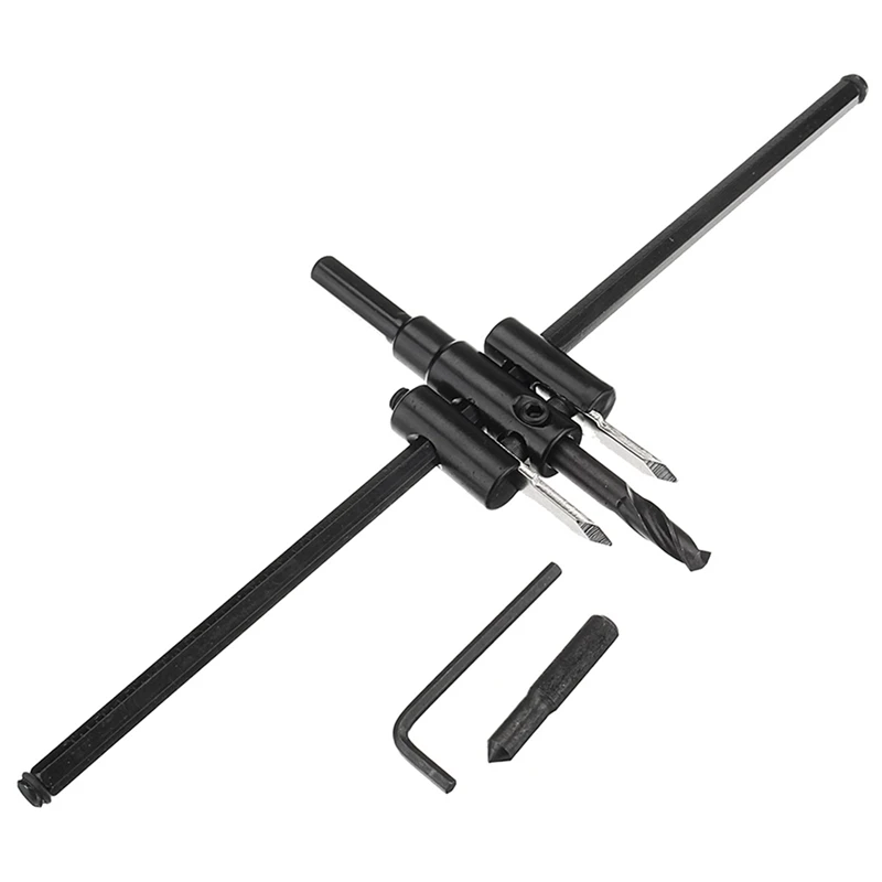 

Adjustable 40-300Mm Metal Wood Circle Hole Cutter Wood Drywall Drill Bit Saw Round Cutting Diy Tool Adjustable Circle Hole Cutte