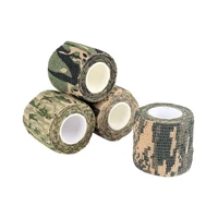 self adhesive camouflage tape tactical camo tape outdoor hunting shooting stealth tape rifle gun stretch wrap cover elastoplast