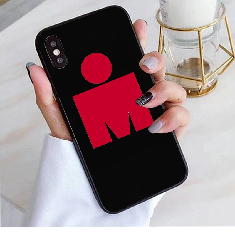 Чехол с логотипом Ironman для iPhone X 8 7 6 6S Plus 5CSE XS Max 11Pro MAX мягкий силиконовый черный