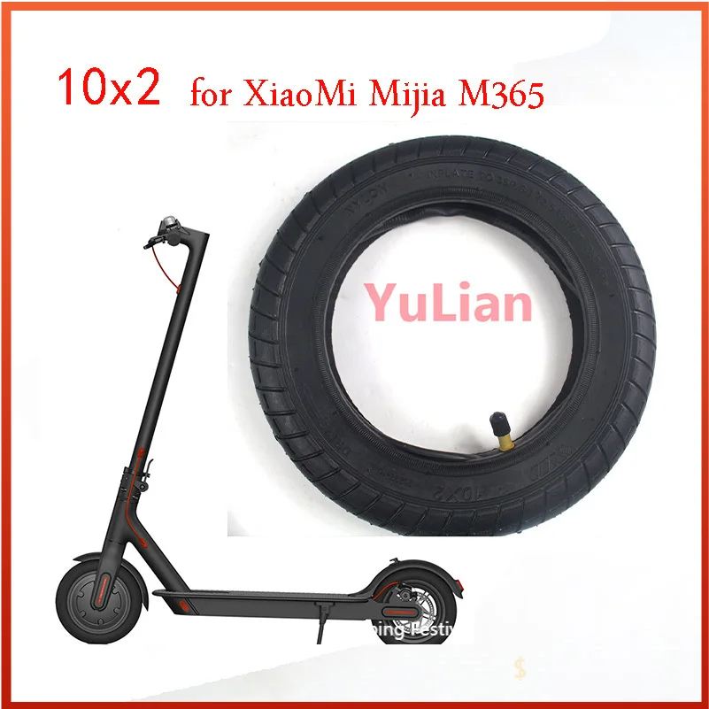 10 дюймов 10x2 шины для электроскутера Xiaomi Mijia M365 0 пневматические запчасти |