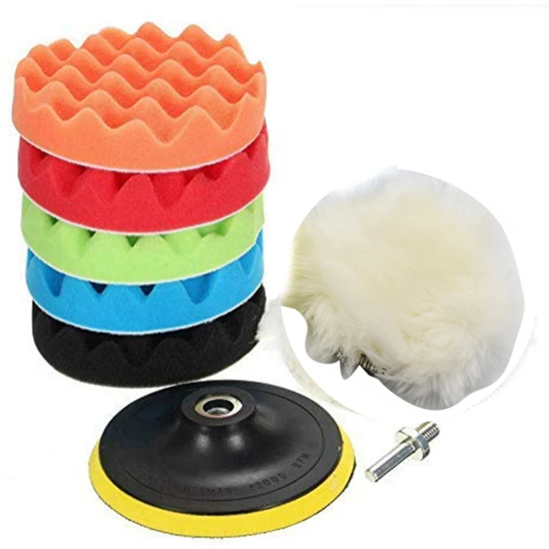 Набор губок Для Полировки Автомобиля комплект из 8 предметов губка для полировки