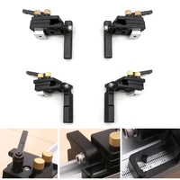 1pc high accuracy aluminum alloy milling woodwork t slot track stop miter track stop limiter table saw woodworking workbench diy