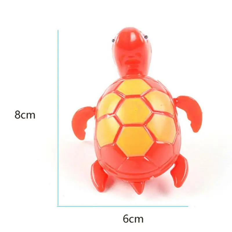 

Cute Baby Bath Toy Baby Turtle Playing With Water Bathing Bathing Color Kids Clockwork Play Swimming Toy Toy Random Summer G9Q2