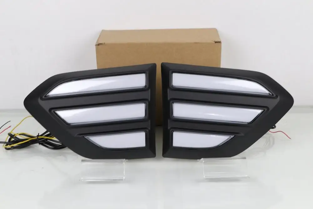 LED Side Marker Light for Ford Ranger 2015-2019 Ford Everest Truck White Amber Switchback DrivingTurn Signal Blink Side light