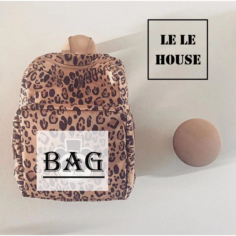 LELE HOUSE-MR рюкзак с пандой бежевый - Цвет: as pic.-mini bag