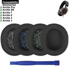 1 пара подушечки Замена амбушюры подушки наушники ремонт Запчасти повязка на голову для SteelSeries Arctis 3 5 7 игровая гарнитура наушники