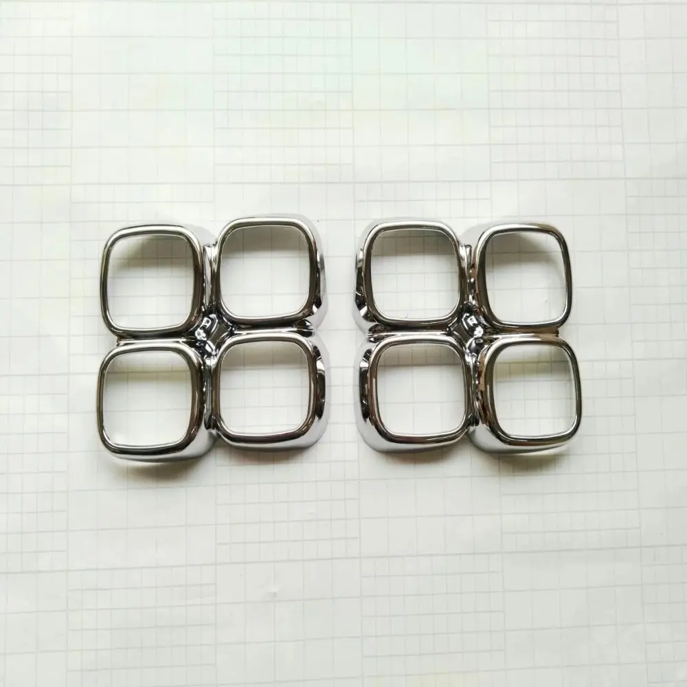 

ABS хромированный передние противотуманные фары светильник накладка туман светильник Рамка светильника Стикеры внешние аксессуары для Kia Sportage 4 QL 2016 2017 2018