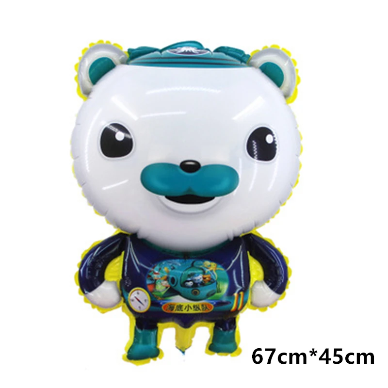 Octonauts фольгированные воздушные шары Octopus Barnacles peskwazii латексные украшения для