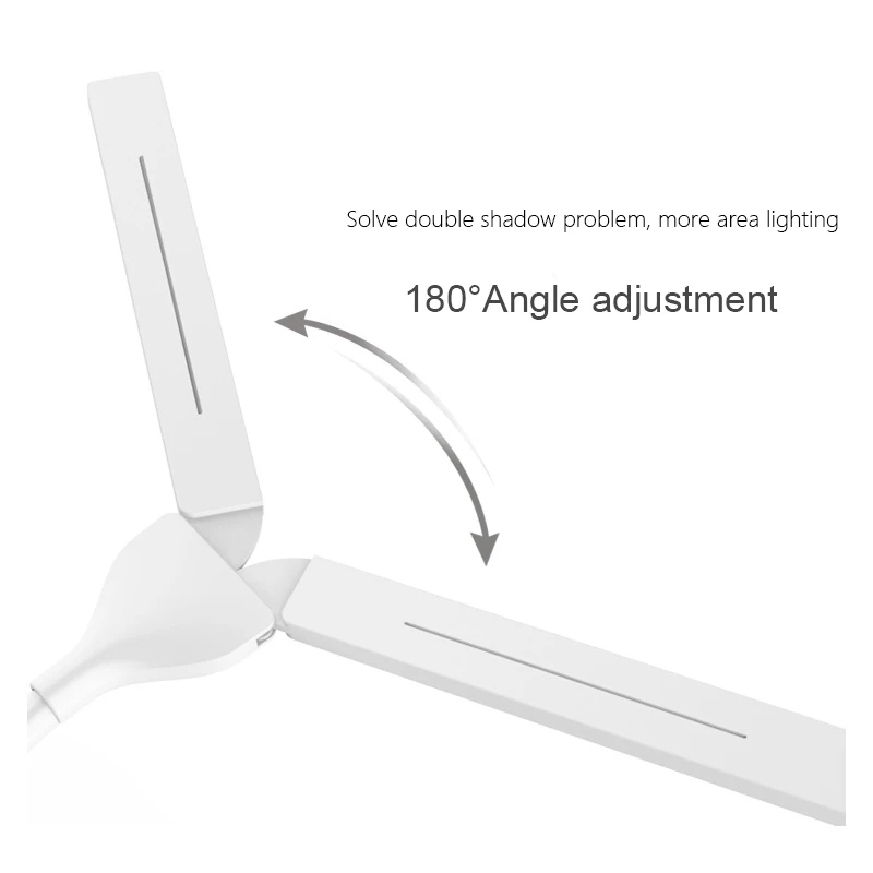 Приглушаемая Светодиодная настольная лампа вращающийся светодиодный