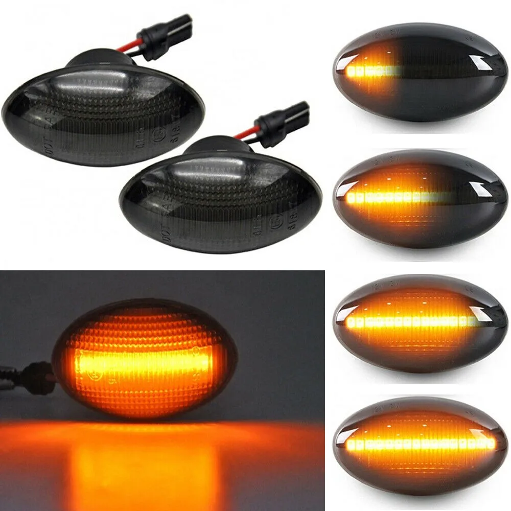 

Dynamic Fender Blinker Lights LED Replacement Side Marker Yellow 3000K