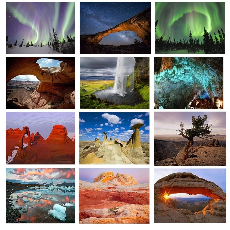 

Diy 5D Diamond Painting Full Round Drill Scenery Embroidery Rhinestones Art Resin Mosaic Picture Home Decoration Handmade Gift