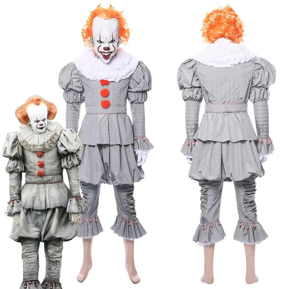 Костюм для косплея Stephen King IT 2 костюм клоуна пеннивайза взрослых женщин и мужчин