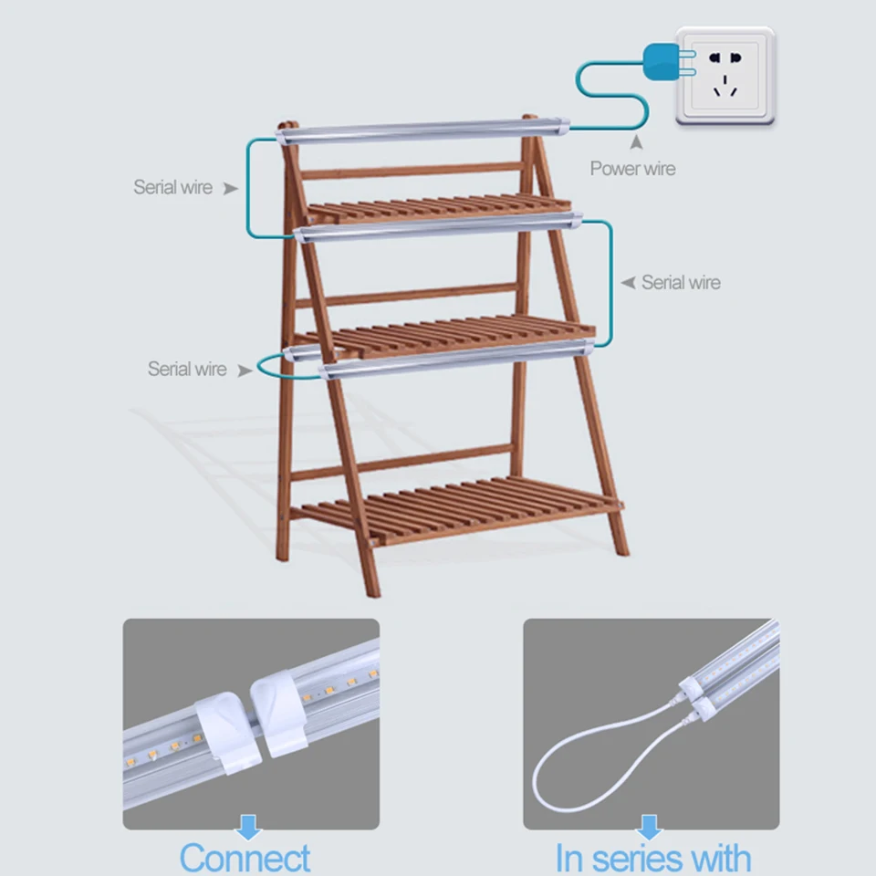Фитоламсветильник светодиодсветодиодный полного спектра для выращивания