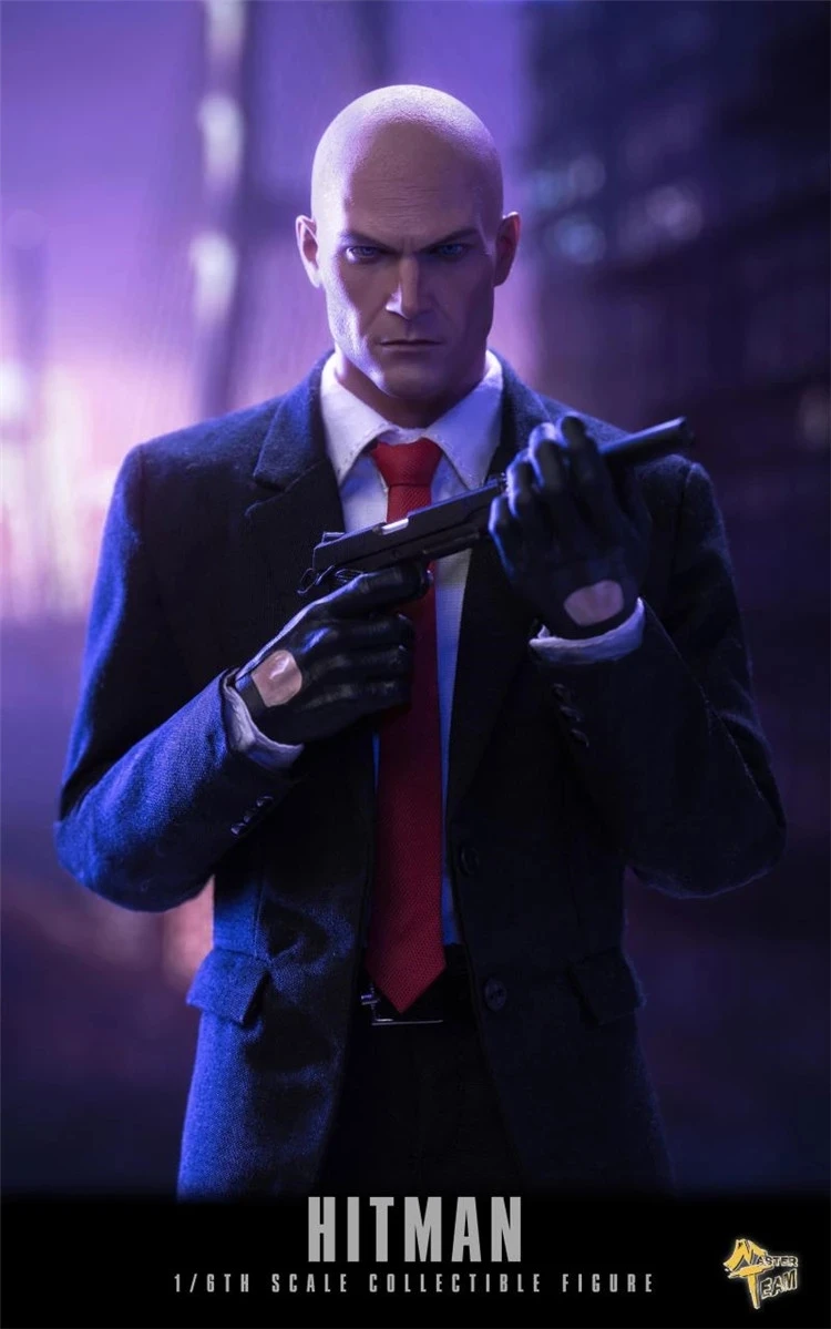 

in stock 1/6 HITMAN MTTOYS007 Head Sculpture Clothes Suit 12" Full Set Action Figure