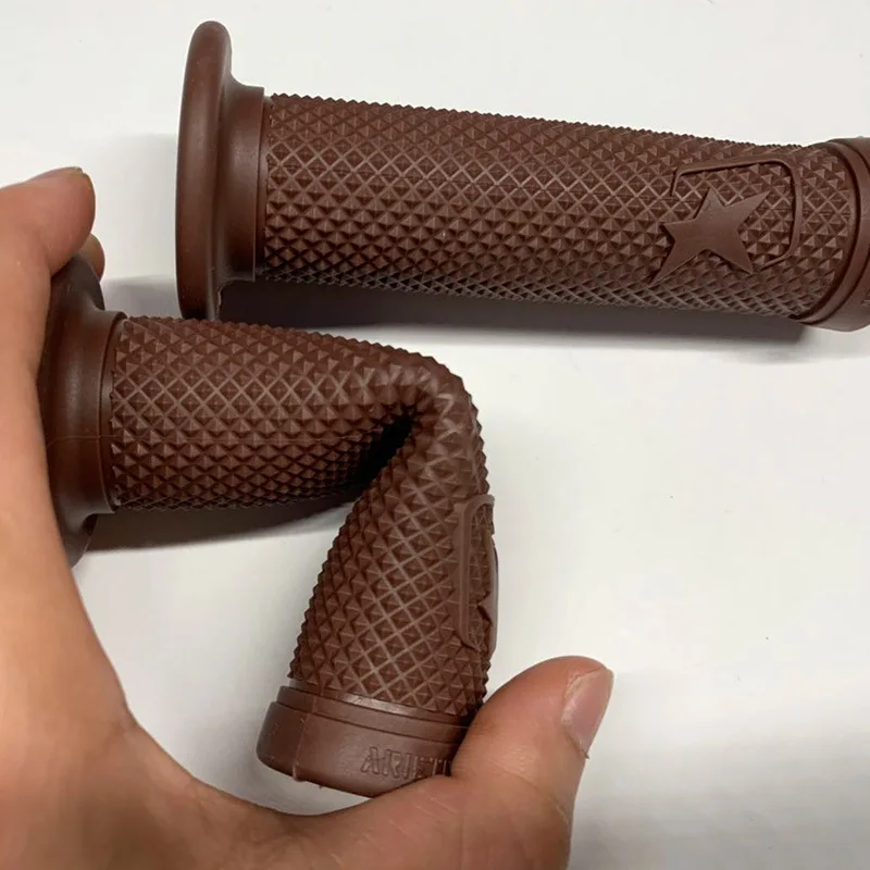 Новые винтажные мотоциклетные рукоятки Cafe Racer резиновая ручка 7/8 &quot22 мм для CG125