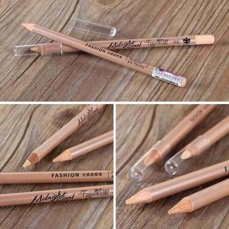Non-marking Concealer Pen To Cover Acne Marks Spots Skin Circles Tone Brighten Natural Dark And Concealer Waterproof Whiten V0C8