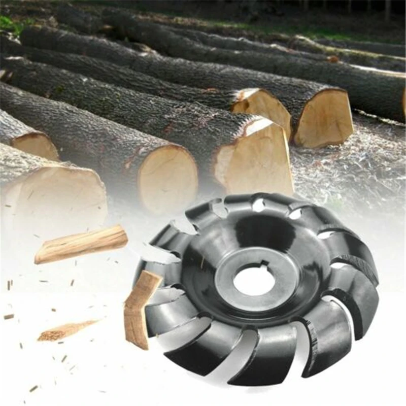 12 Teeth 90mm Wood Carving Disc Grinder Accessories Wood Shaping Carving Disc Woodworking Tools for 100 115 Angle Grinder