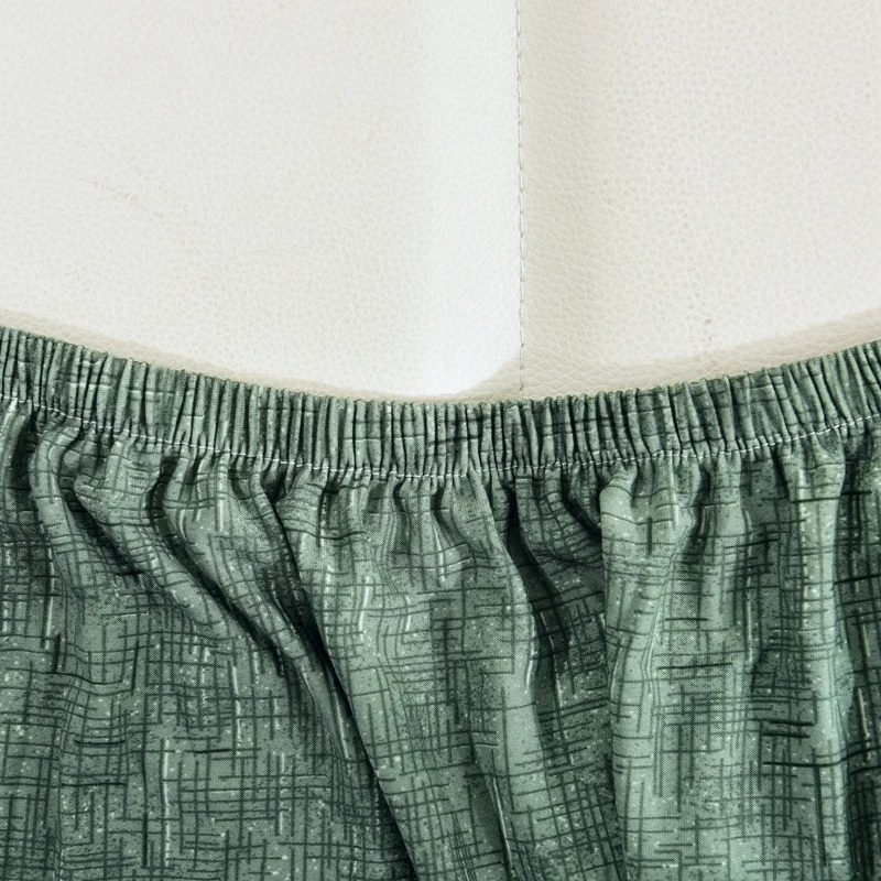 Эластичный чехол для дивана кровати без подлокотников Двухцветный эластичный из