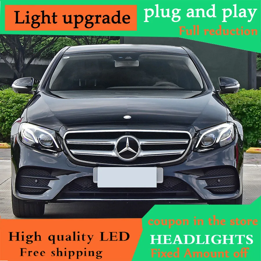 DY_L автомобильный Стайлинг для Benz W213 фара E200 260 280 300 2016 2017 2018 2019 фары Полный