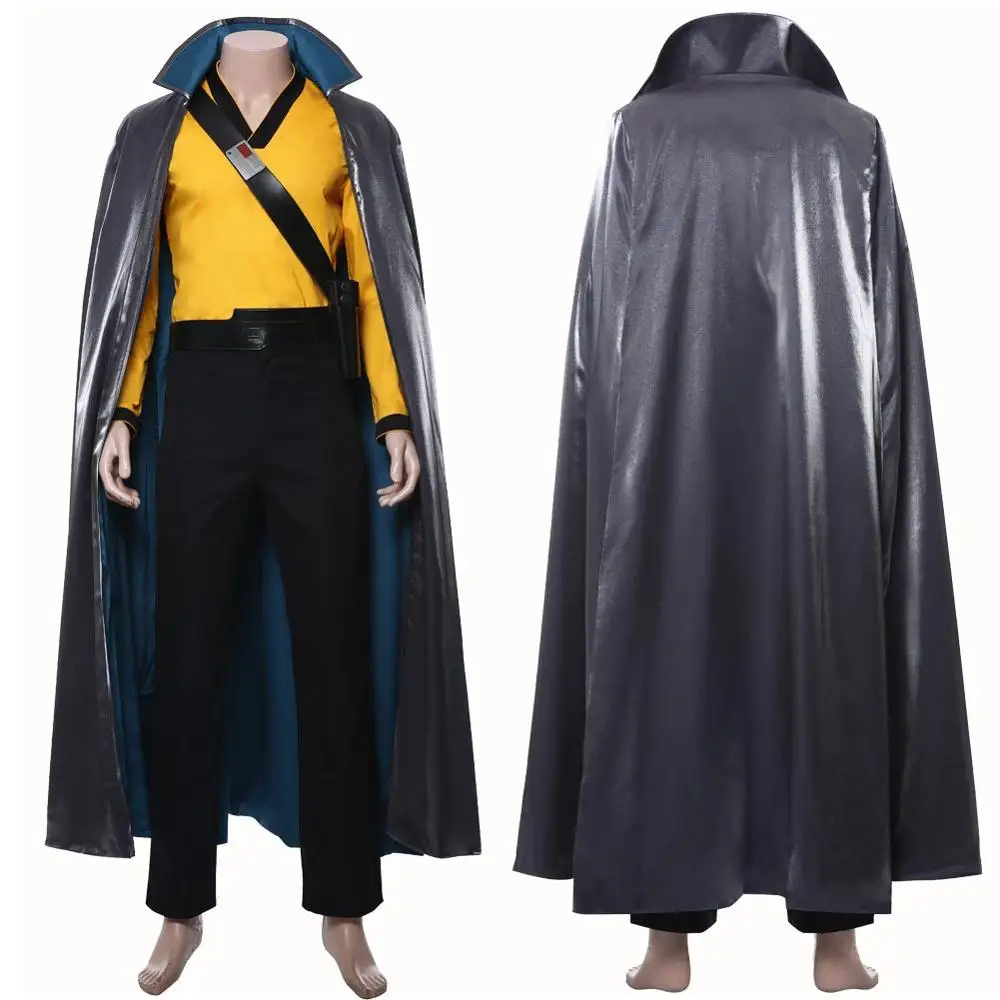 

Wars 9 Lando Calrissian Cosplay Costume Adult Men Halloween Carnival Coostumes