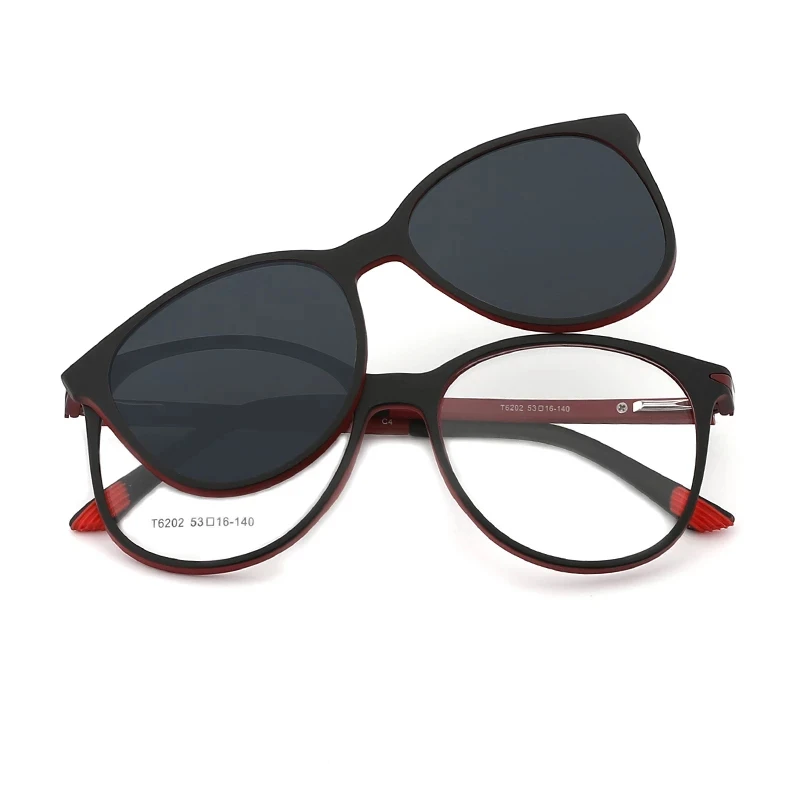 

LANSSY Women Clip On Glasses Optical Glasses Polarized Sunglasses Women Magnetism Stylish Classic Eyewear Eyeglasses T6202