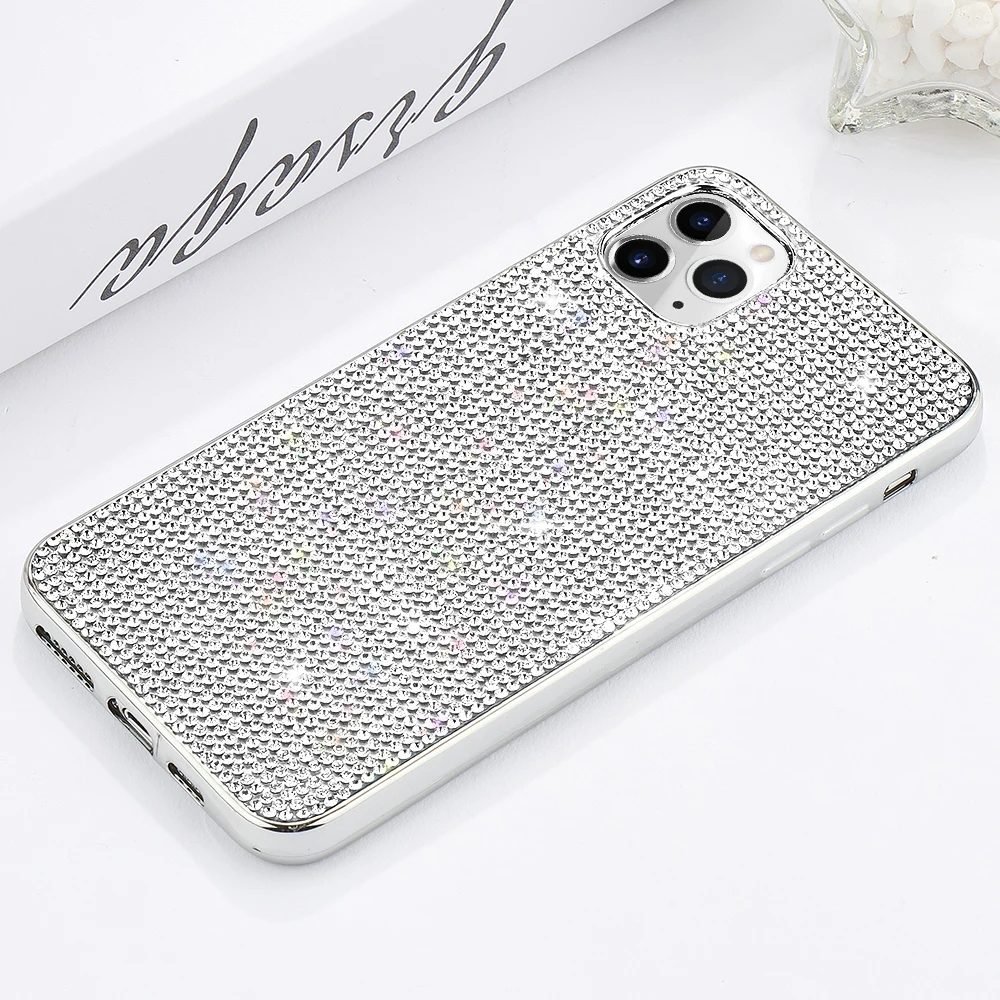LLZ. COQUE блестящие стразы чехол для iphone 11 Pro Max X XR XS MAX чехол с кристаллами для iphone 8 7 Plus 6 6s Мягкий ТПУ чехол