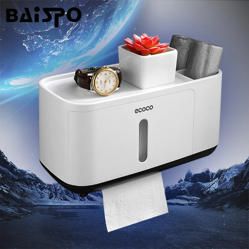 BAISPO водонепроницаемый настенный диспенсер для туалетной бумаги домашний
