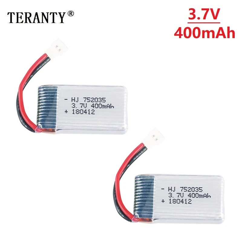1/2/5 шт./упак. 3 7 V 400 мА/ч 35C Lipo Батарея для X4 H107 H31 KY101 E33C E33 U816A V252 H6C RC Quadcopter дроны