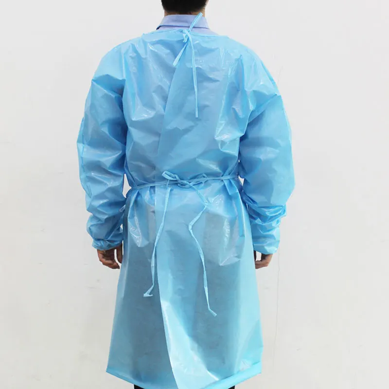 Disposable Protective Suits Protection Clothes SMS Dustproof waterproof Isolation Safe clothing Overall Outdoor Work Cloth | Безопасность
