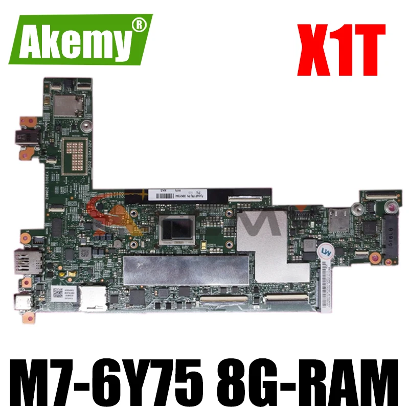 

For lenovo Thinkpad X1 TABLET X1T Laptop Motherboard 15218-2 LGF-1 MB 448.04W08.0021 00NY793 With M7-6Y75 8G-RAM 100% Full Test