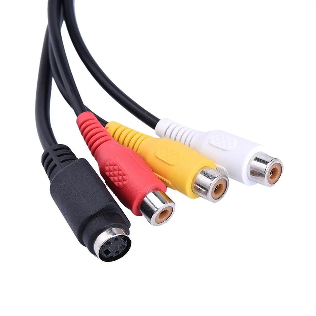 Композитный кабель-преобразователь VGA SVGA в S-video 3 RCA AV TV Out шнур ПК для стандартного