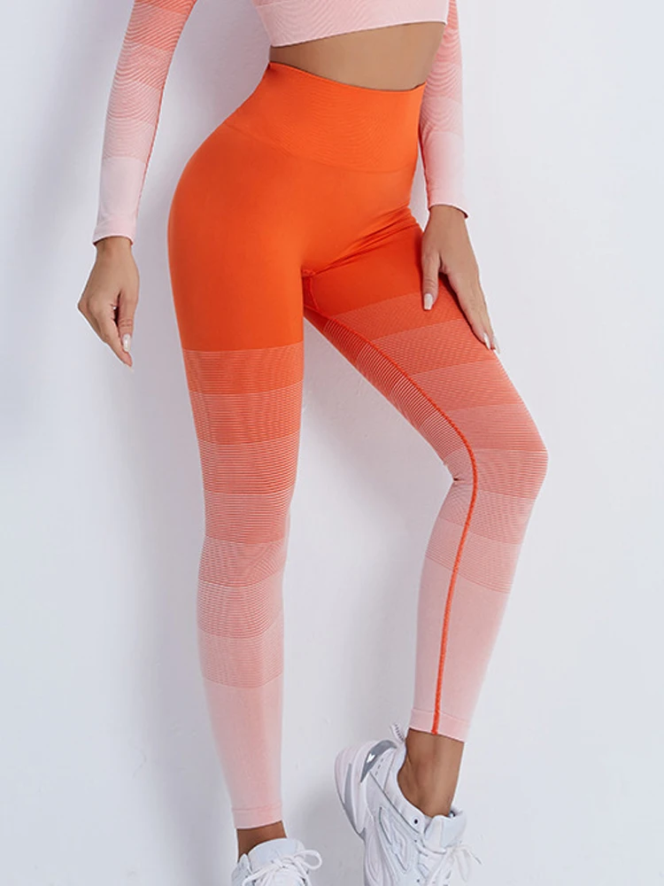 Fitness Seamless Sport Leggings Women Gym Yoga Pants Print High Elastic Quick Dry Leggings Workout Joggings Leggings Femme