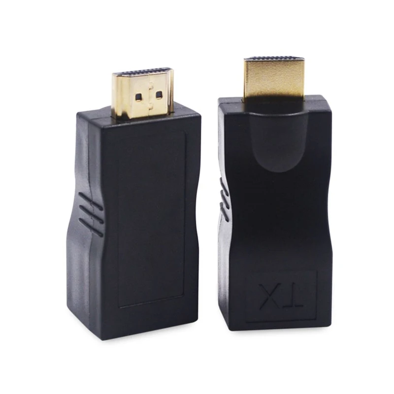 1 пара 4K 1080P 3D HDMI удлинитель через Один RJ45 Cat 5e/6 сетевой Ethernet адаптер |
