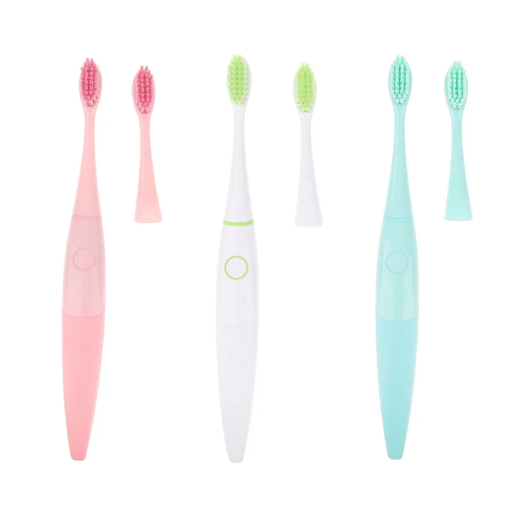 Электрическая зубная щетка автоматическая со сменными насадками