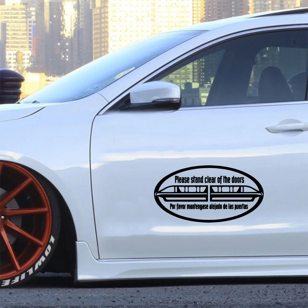 

Fashion Doors Car Decal Motorcycle Decorative Stickers Car Window Rearview Mirror Decals