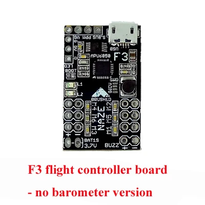 without barometer 1 шт. 1S F3 FC полый стакан щетка Полетный контроллер плата w барометр для Q100 рама 8520 мотор 55 мм Пропеллер RC Запчасти для квадрокоптера - Цвет: without barometer