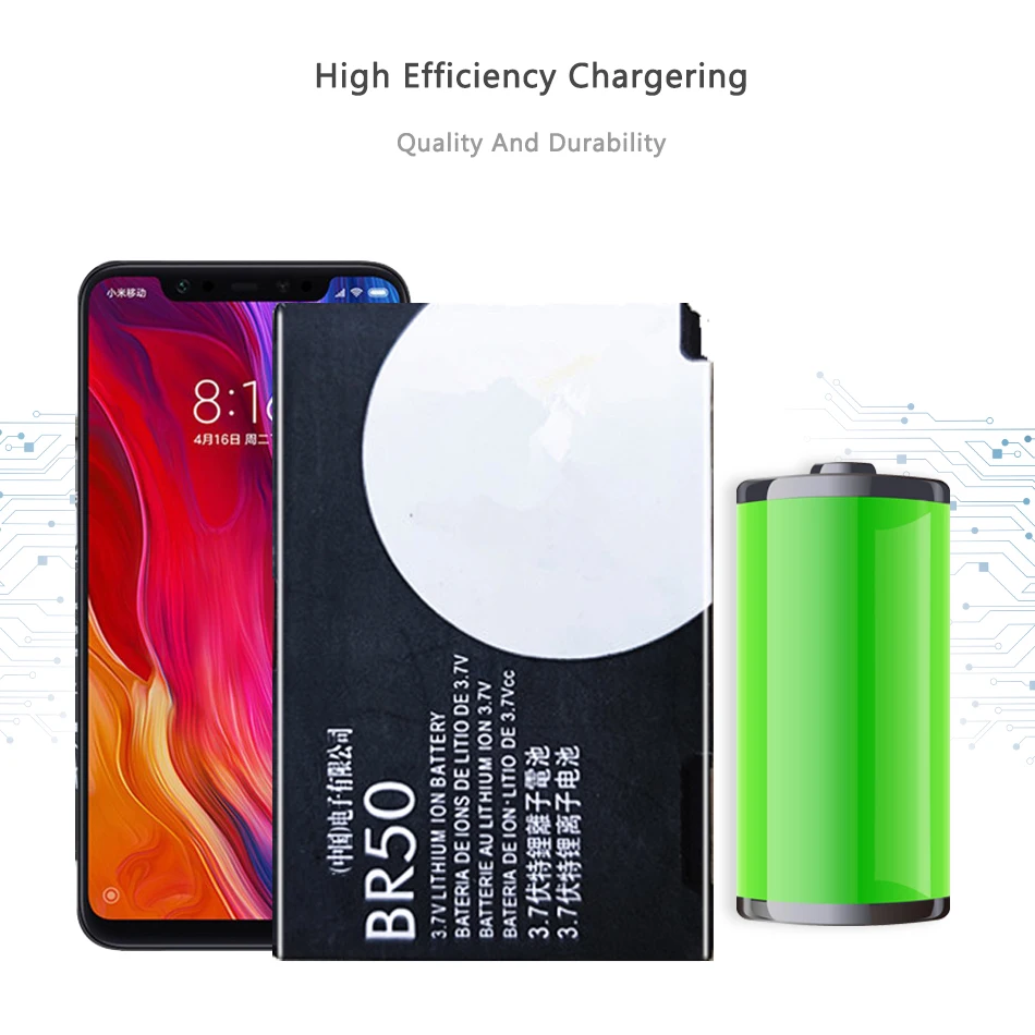 Батарея для телефона Motorola Razr V3 V3c V3E V3i V3m V3r V3t V3Z Pebl U6 Prolife 710 300 500 мАч | Мобильные