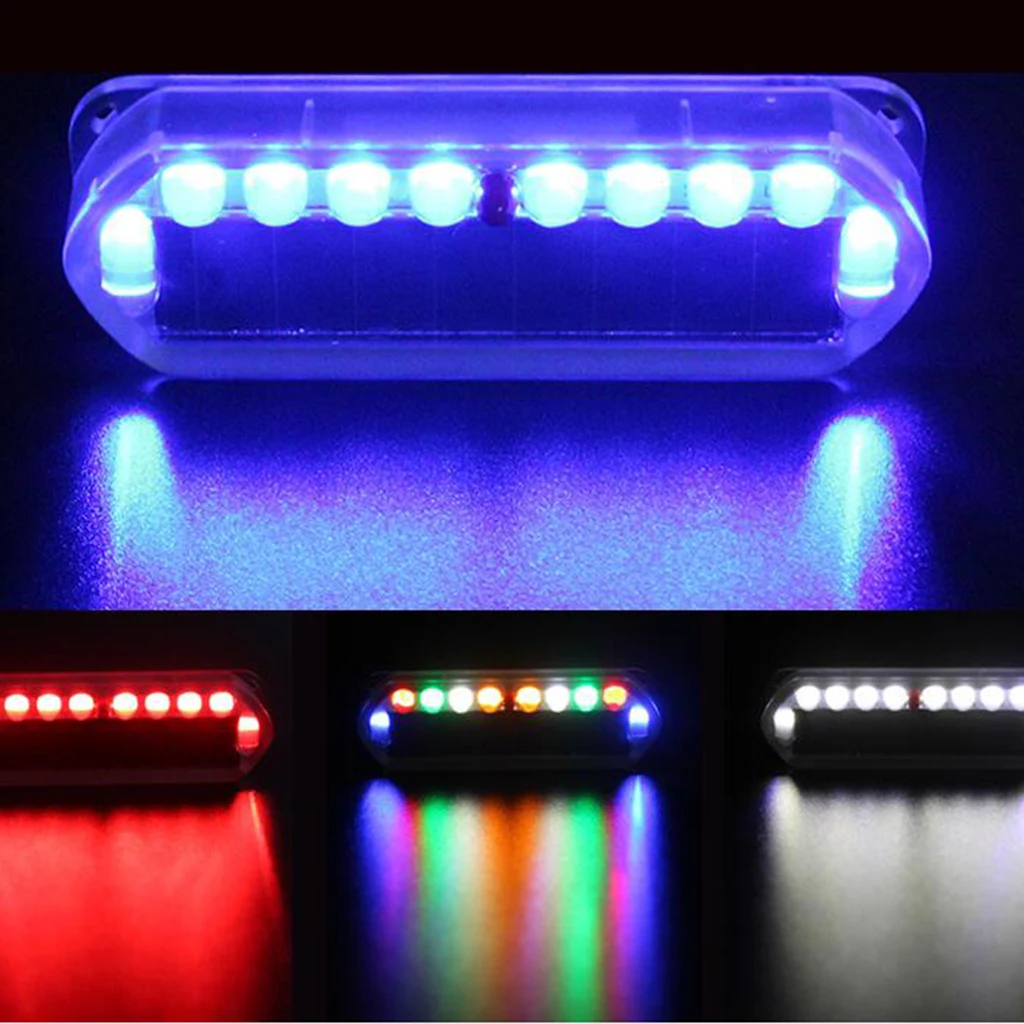 

High Brightness Solar Power Bicycle LED Warning Light Caution Lamp for Anti-collision Motorcycles Night Road Operations