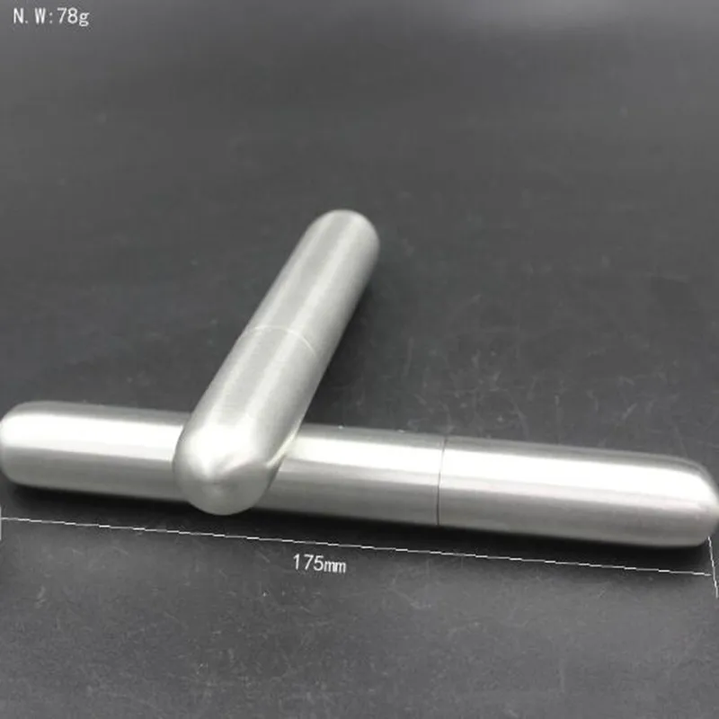 

1 PC Stainless Steel Travel Cigars Box Cigarettes Case Single Cigar Tube High Quality Portable Cigar Accessories and Gift