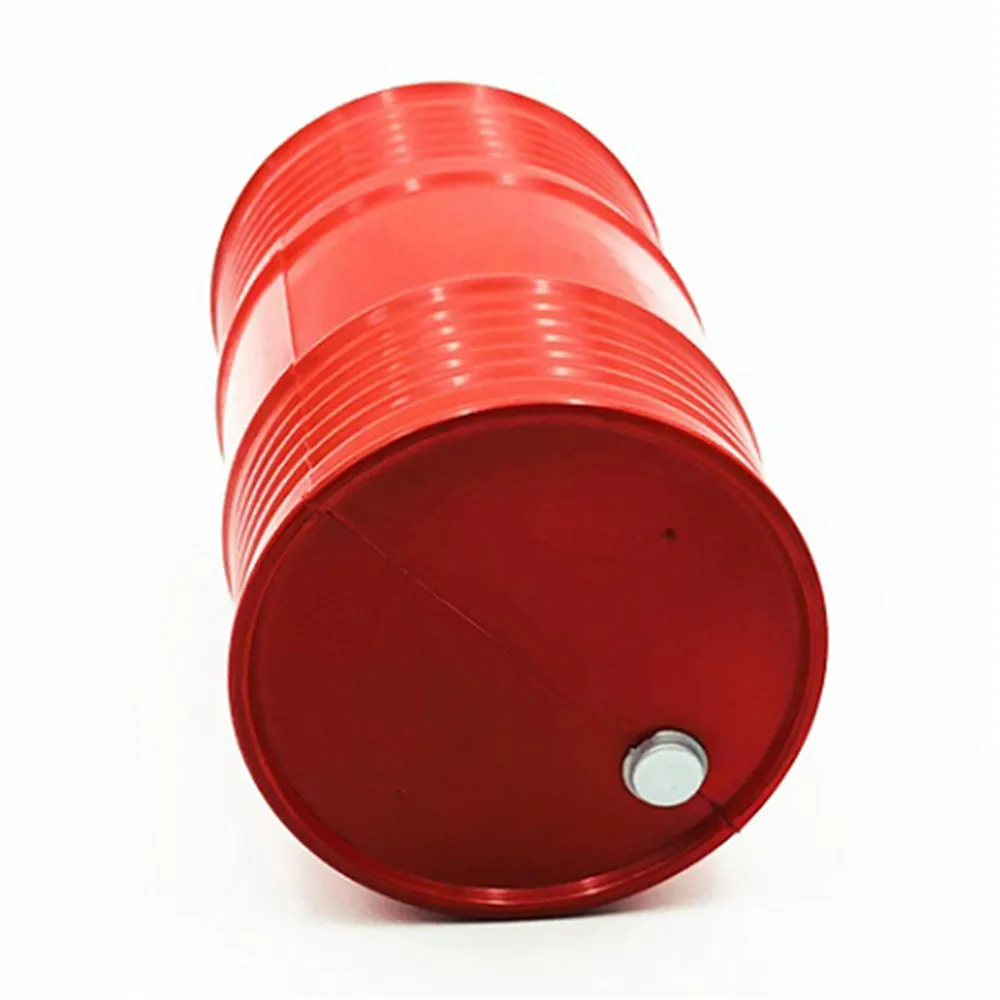 

Decoration High Simulation Metal Oil Barrel Drum for 1/10 Axial SCX10 90046 TRX4 D90 RC Car Accessories Parts