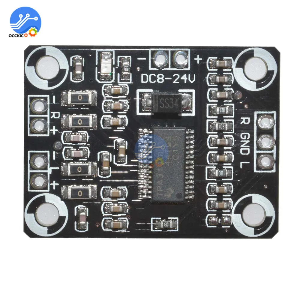 TPA3110 цифровой усилитель плата DC 12V 8 18V 2X15W 3A аудио стерео мощности звуковая