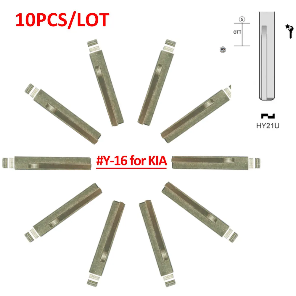 XNRKEY (10 шт./лот) металлический пустой необработанный откидной дистанционный ключ KD