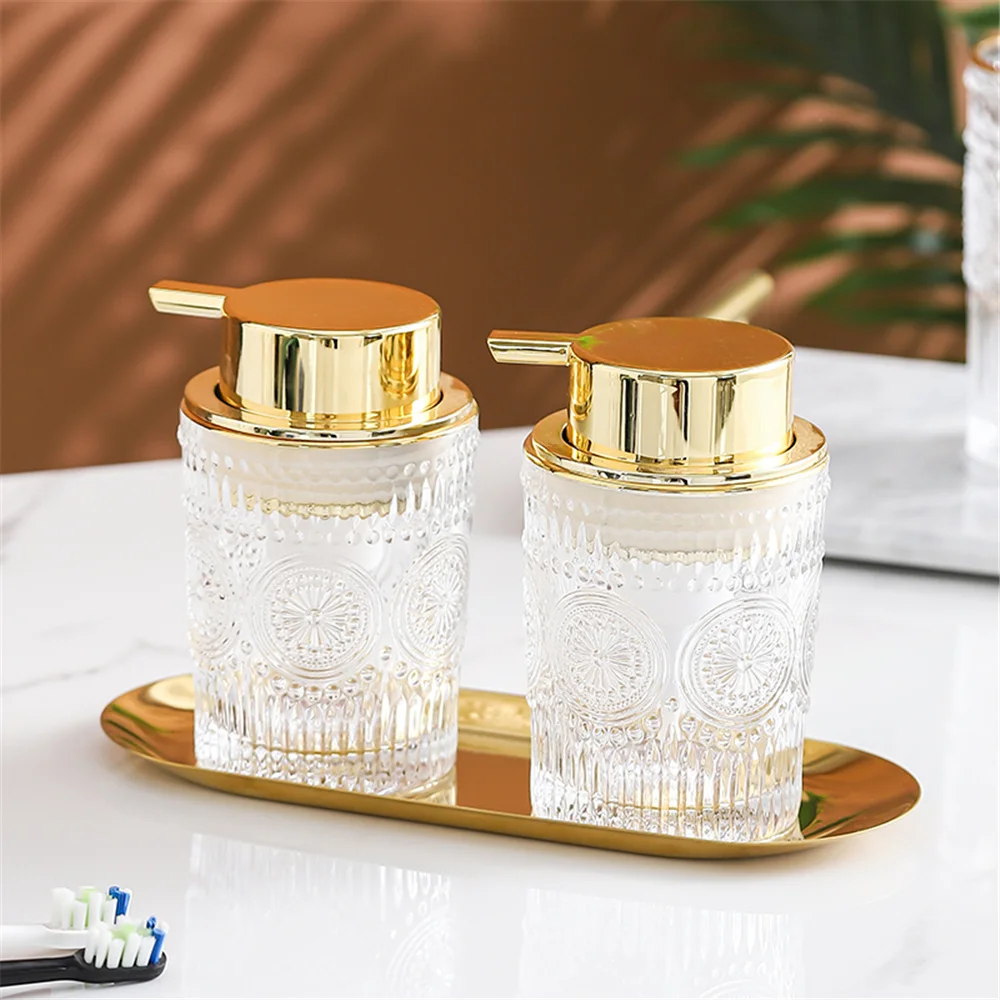 300ml 400ml foaming glass soap dispenser bathroom mousse foam empty refill sub bottling hand sanitizer shower gel shampoo bottle free global shipping