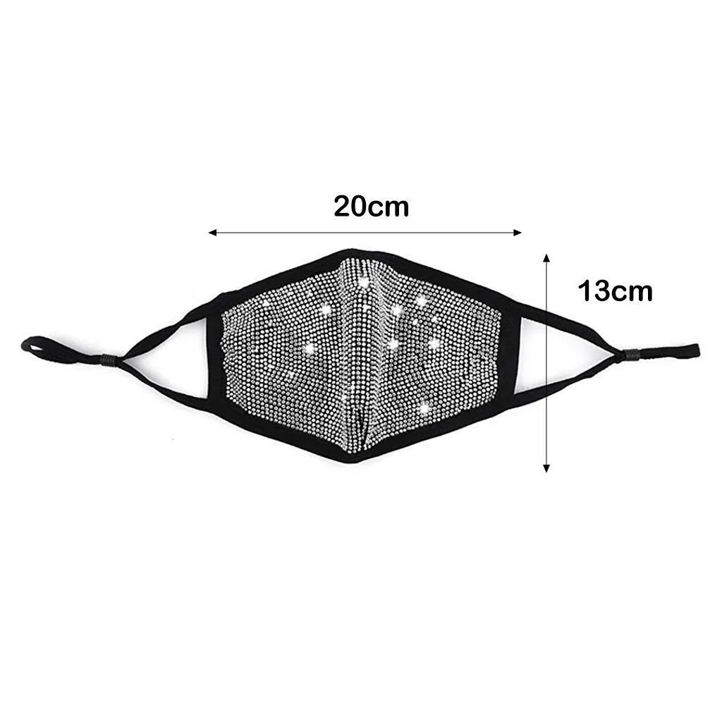 Модная reusableхэллоуин Золотая маска с блестками маскарадные стразы кристаллы для