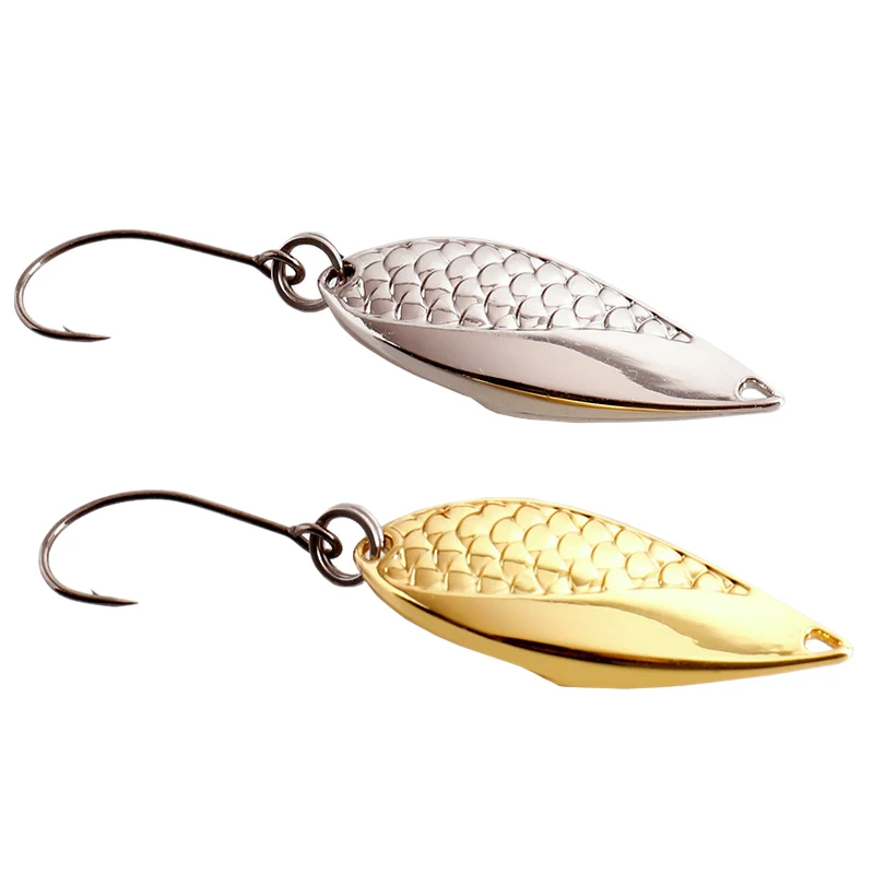 Рыболовная приманка DD Spinner ложка приманки Jigbait2.5/3 5/5g Золотая Серебряная блесна
