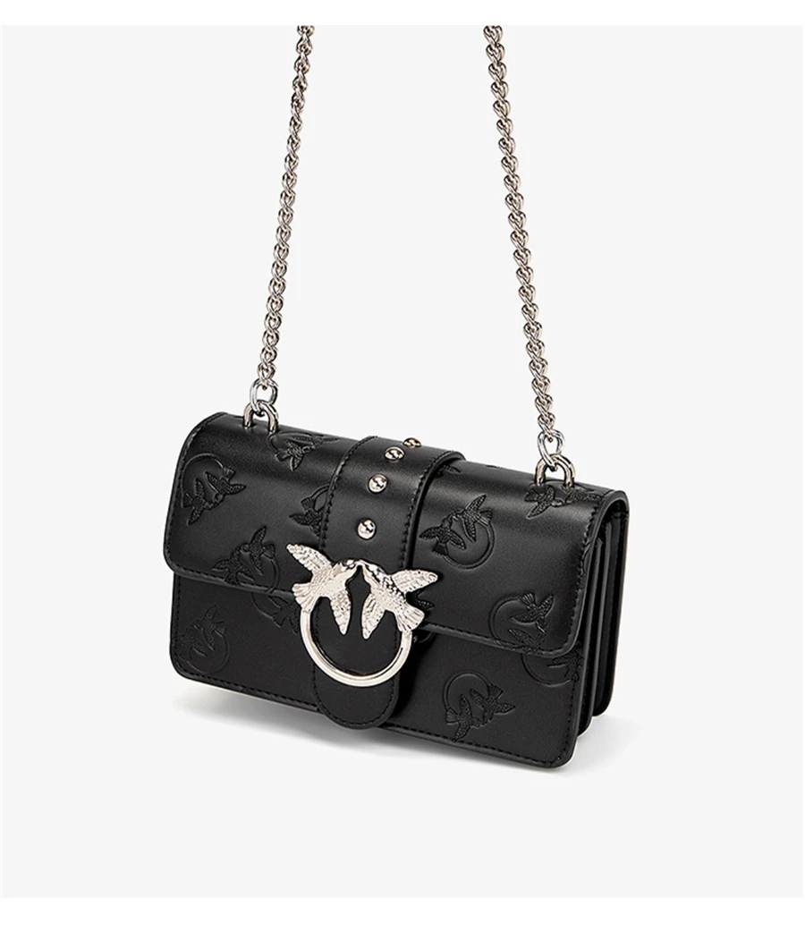 

PU Leather Crossbody Bags For Women 2021 Chain Shoulder Messenger Bag Lady Travel Luxury Handbags and Purses New